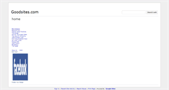 Desktop Screenshot of goodsites.com